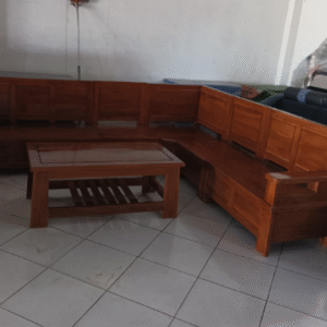 Kursi Sudut Full Jati Tebal